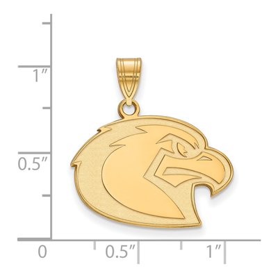 Marquette University 10K Yellow Gold Eagle Large Pendant – view 2