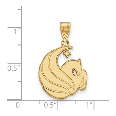 University of Central Florida 10K Yellow Gold Pegasus Large Pendant – view 2