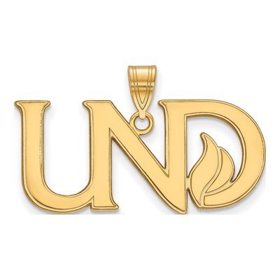 University of North Dakota 10K Yellow Gold Large Pendant