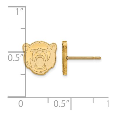 Baylor University 10K Yellow Gold Stud Earrings – view 2