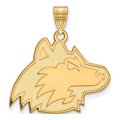 Northern Illinois University 10K Yellow Gold Huskies Large Pendant