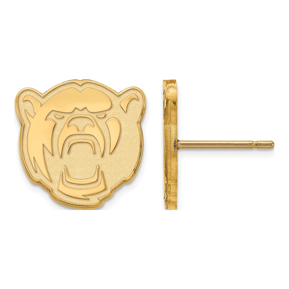 Baylor University 10K Yellow Gold Small Stud Earrings