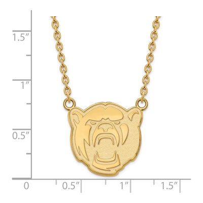 Baylor University 10K Yellow Gold Large Pendant Necklace – view 3