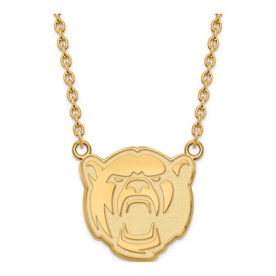 Baylor University 10K Yellow Gold Large Pendant Necklace