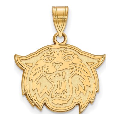 Villanova University 10K Yellow Gold Wildcat Medium Pendant
