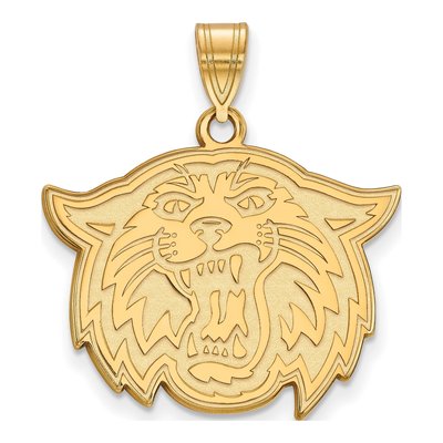 Villanova University 10K Yellow Gold Wildcat Large Pendant