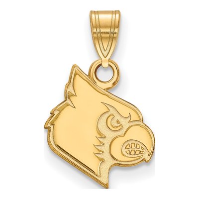 University of Louisville 10K Yellow Gold Cardinal Small Pendant