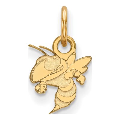 Georgia Institute of Technology 10K Yellow Gold Tech Jacket Extra Small Pendant