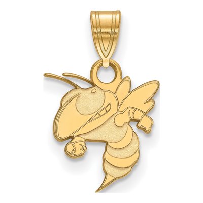 Georgia Institute of Technology 10K Yellow Gold Jacket Small Pendant