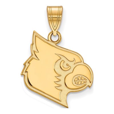 University of Louisville 10K Yellow Gold Large Cardinal Pendant