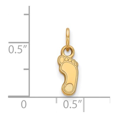 University of North Carolina 10K Yellow Gold Tar Heel Extra Small Pendant – view 2
