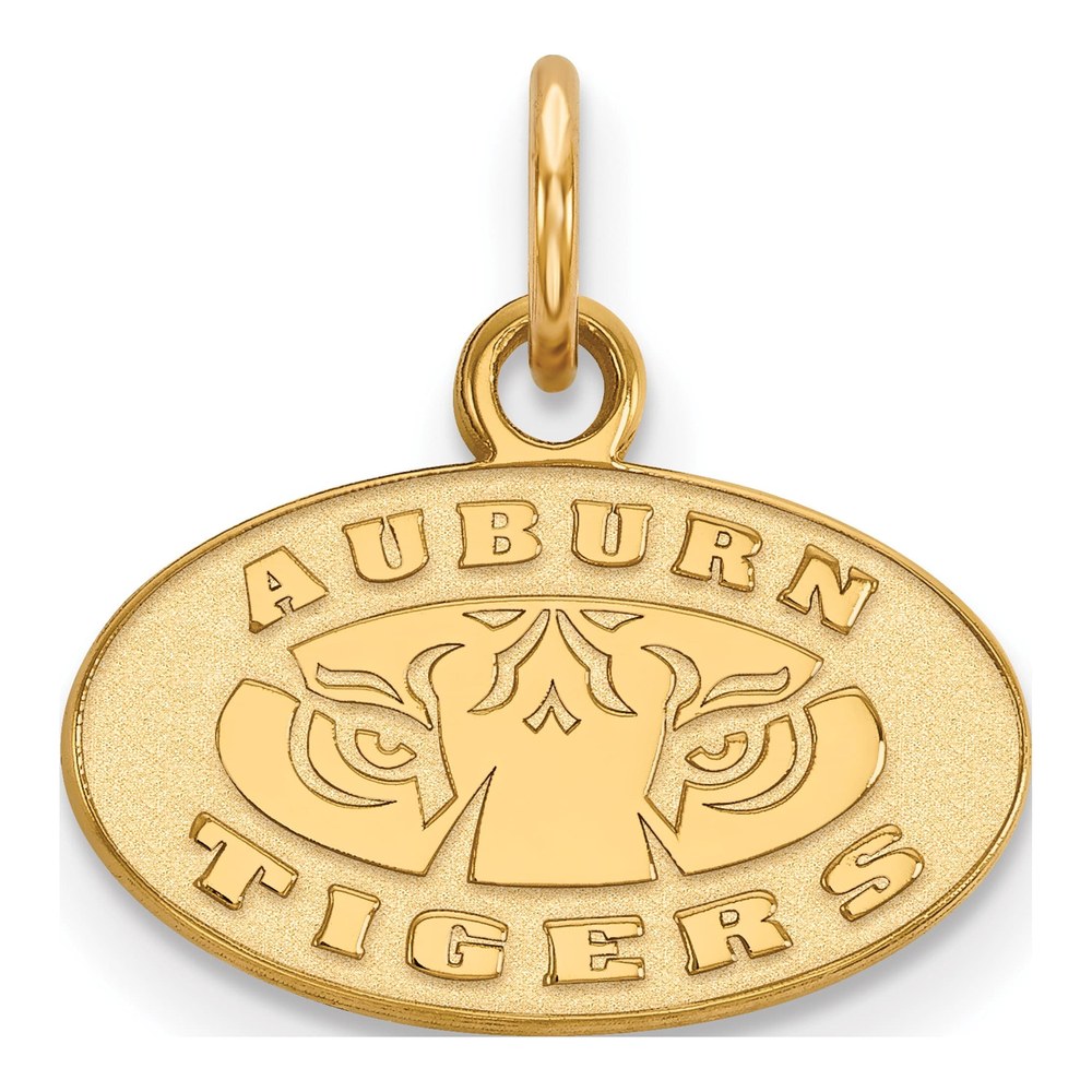 Auburn University 10K Yellow Gold Tigers Extra Small Pendant