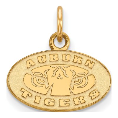 Auburn University 10K Yellow Gold Tigers Extra Small Pendant