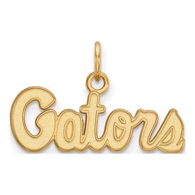 University of Florida 10K Yellow Gold Extra Small Gators Script Pendant