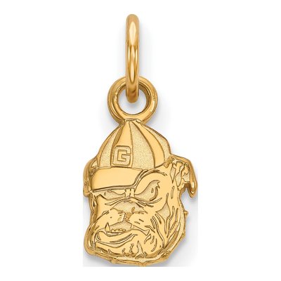 University of Georgia 10K Yellow Gold Bulldog Extra Small Pendant