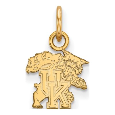 University of Kentucky 10K Yellow Gold Wildcat Extra Small Pendant