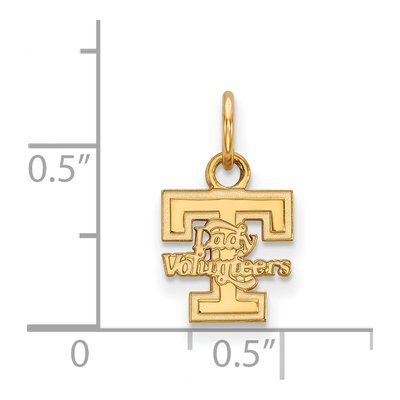 University of Tennessee 10K Yellow Gold Vols Extra Small Pendant – view 2