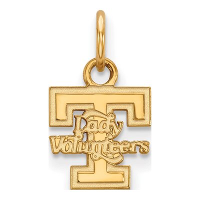 University of Tennessee 10K Yellow Gold Vols Extra Small Pendant