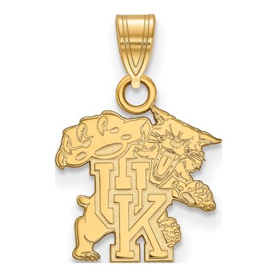 University of Kentucky 10K Yellow Gold Small Wildcat Pendant