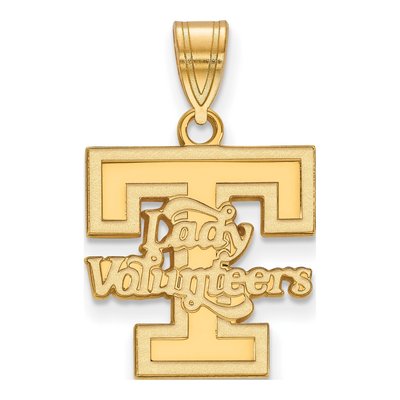 University of Tennessee 10K Yellow Gold Medium Vols Pendant