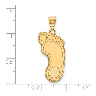 University of North Carolina 10K Yellow Gold UNC Tar Heels Extra Large Pendant – view 2