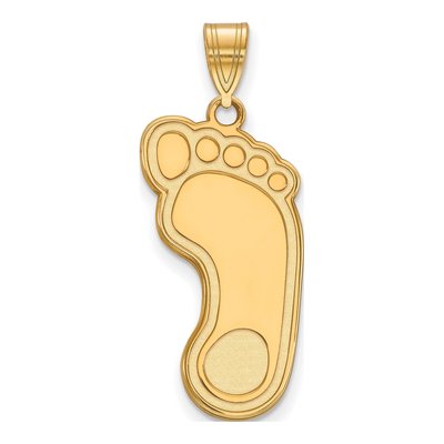 University of North Carolina 10K Yellow Gold UNC Tar Heels Extra Large Pendant