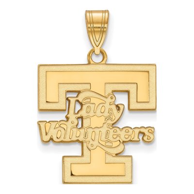 University of Tennessee 10K Yellow Gold Large Vols Pendant