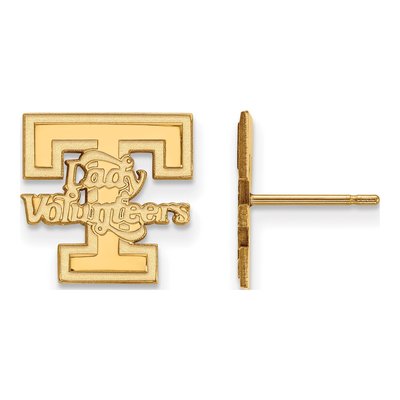 University of Tennessee 10K Yellow Gold Vols Stud Earrings