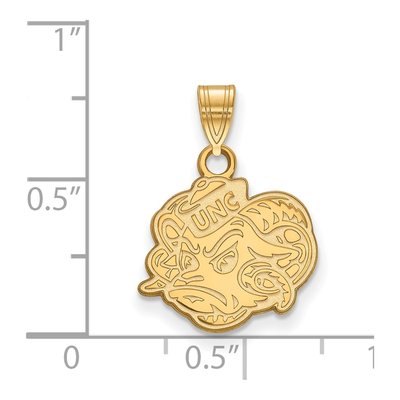 University of North Carolina 10K Yellow Gold Ram Small Pendant – view 2