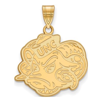 University of North Carolina 10K Yellow Gold Ram Large Pendant