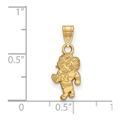 University of North Carolina 10K Yellow Gold Ram Small Pendant – view 2