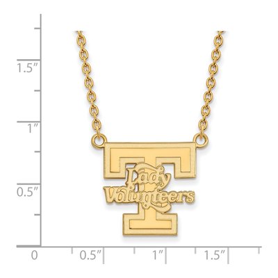 University of Tennessee 10K Yellow Gold Large Of Vols Pendant Necklace – view 2
