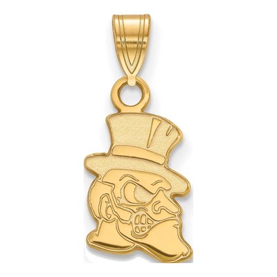Wake Forest University 10K Yellow Gold Demon Deacons Small Pendant