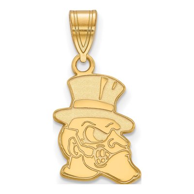 Wake Forest University 10K Yellow Gold Medium Demon Deacon Pendant