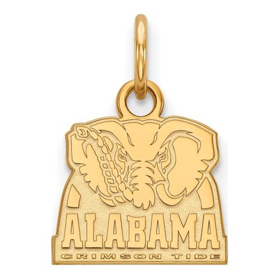 University of Alabama 10K Yellow Gold Elephant Extra Small Pendant
