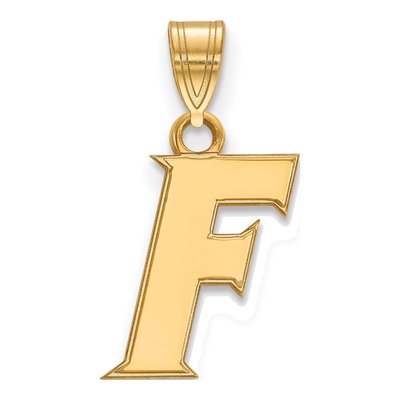 University of Florida 10K Yellow Gold Small Letter F Pendant