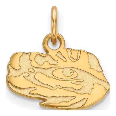 Louisiana State University 10K Yellow Gold LSU Tigers Extra Small Pendant