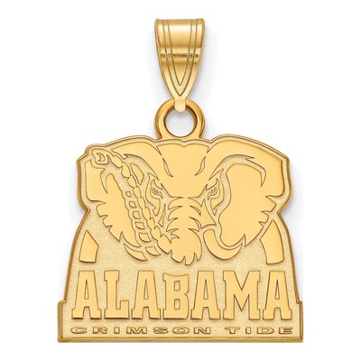 University of Alabama 10K Yellow Gold Small Elephant Pendant