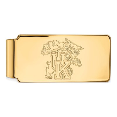 University of Kentucky Wildcat Gold-Plated Money Clip