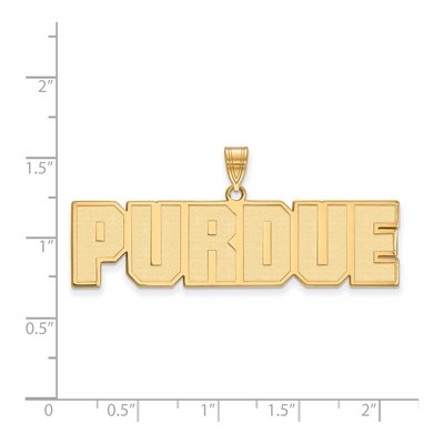 Purdue University 10K Yellow Gold Large Pendant – view 2