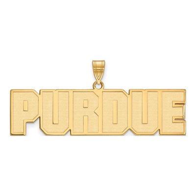 Purdue University 10K Yellow Gold Large Pendant