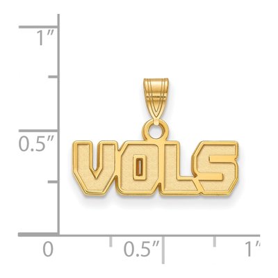 University of Tennessee 10K Yellow Gold Vols Small Pendant – view 3