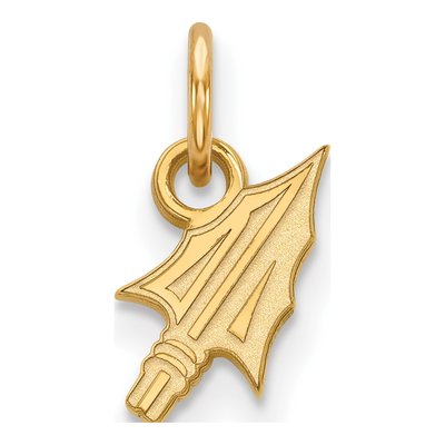 Florida State University 10K Yellow Gold Extra Small Arrow Pendant