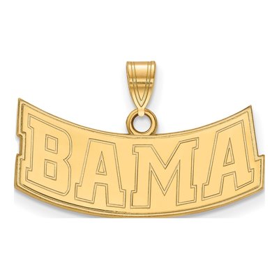 University of Alabama 10K Yellow Gold Medium Pendant