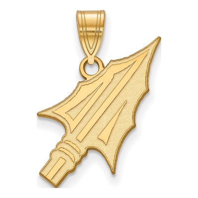 Florida State University 10K Yellow Gold Large Arrow Pendant