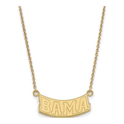 University of Alabama 10K Yellow Gold Small Pendant Necklace