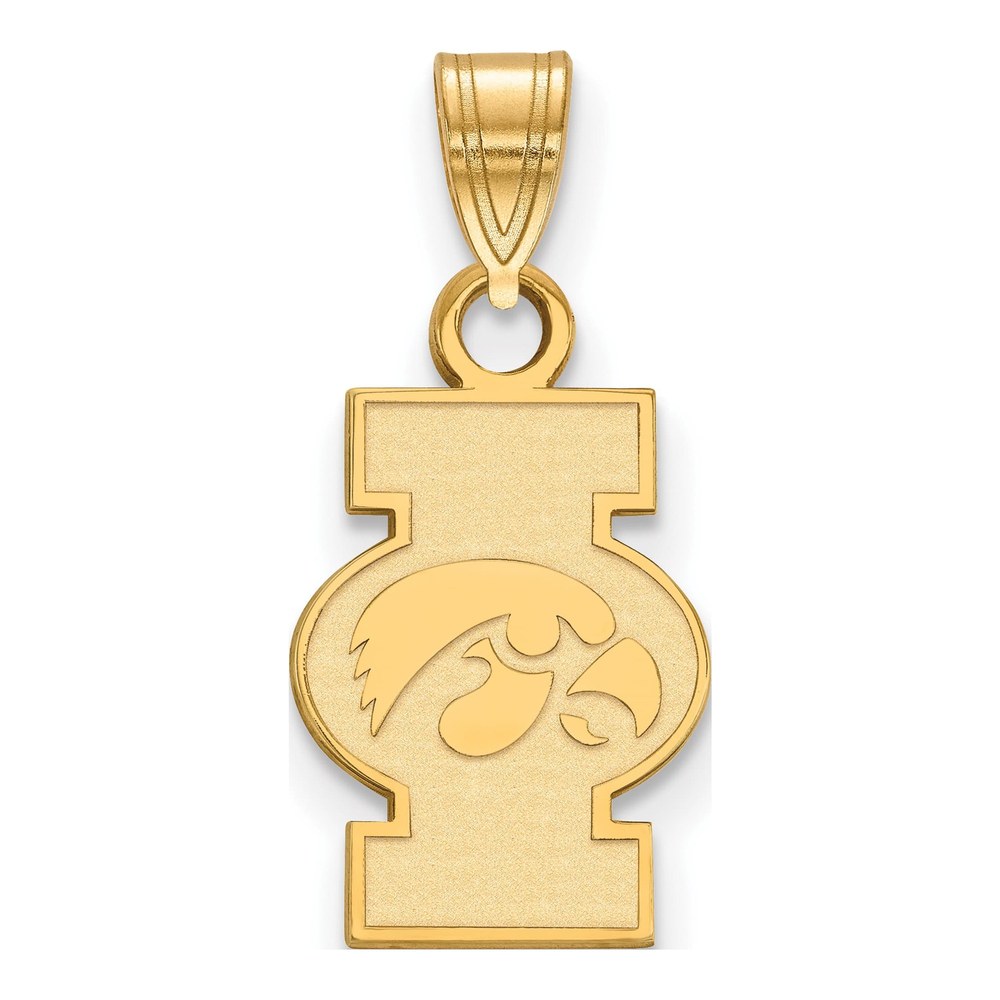 10K Gold Logoart University Of Iowa Small Pendant