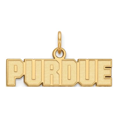 Purdue University 10K Yellow Gold Extra Small Pendant
