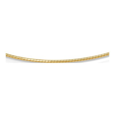 14K Yellow Gold Omega Necklace