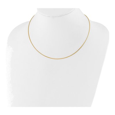 14K Yellow Gold Detachable Omega Necklace – view 3